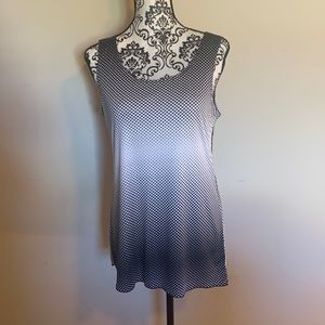 Black & White Tank Top - Size M